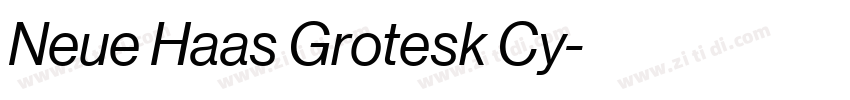 Neue Haas Grotesk Cy字体转换 Neue Haas Grotesk Cy字体转换